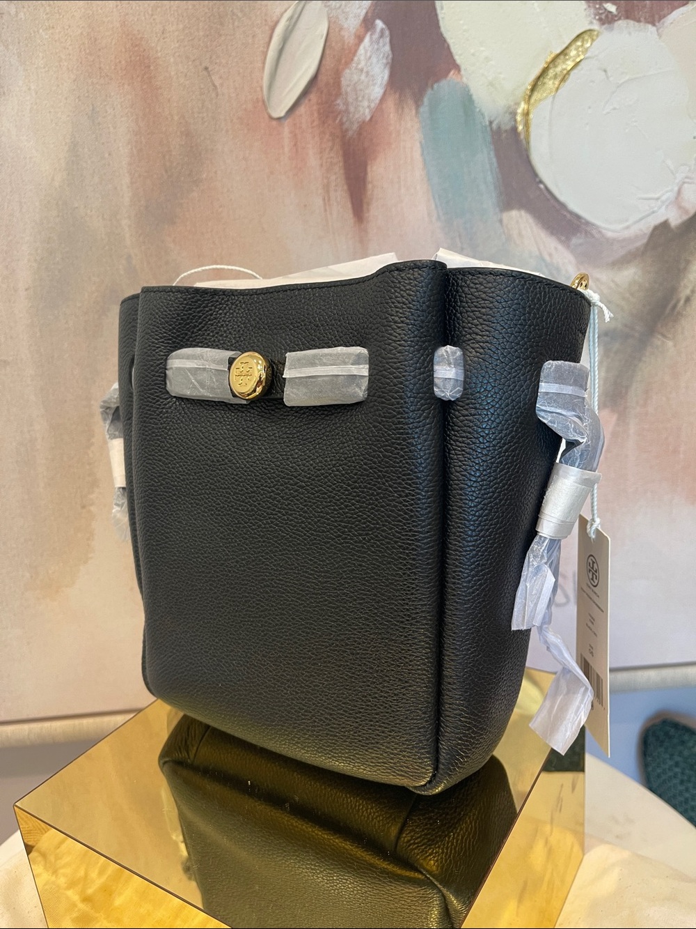 NWT Tory Burch Black Romy Small Bucket Bag - Picture 2 of 8